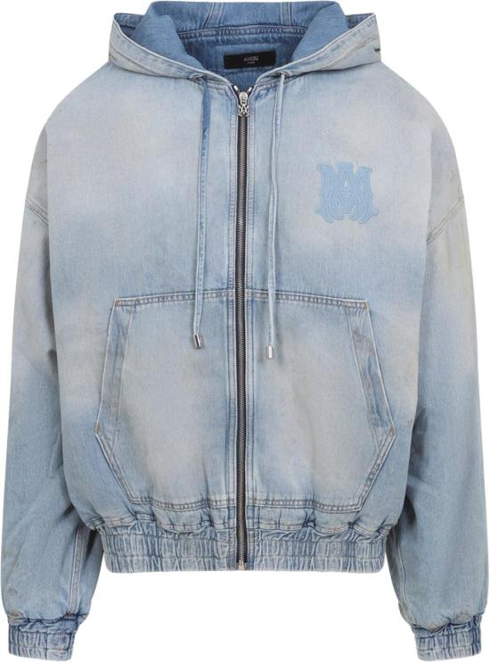 26SS 아미리 후드 티셔츠 AMOUJA1037ANTIQUEINDIGO DIVERS - AMIRI