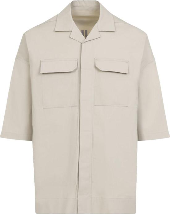 26SS 릭 오웬스 반팔 셔츠 RU01F2298TE138SAND DIVERS - RICK OWENS