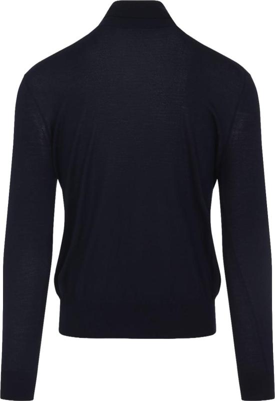 25FW 생로랑 캐시미어 울 실크 터틀넥 844617YAPK24100BLEUNUIT DIVERS - SAINT LAURENT