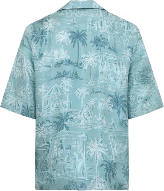 26SS 아미리 반팔 셔츠 AMTOSH1126395CERAMICTEAL DIVERS - AMIRI