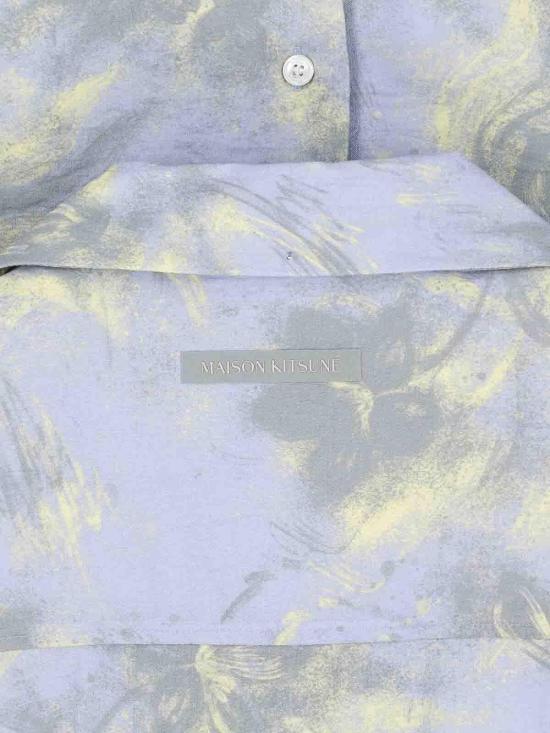 26SS 메종키츠네 반팔 셔츠 QM00404WW91090526 Light Blue - MAISON KITSUNE