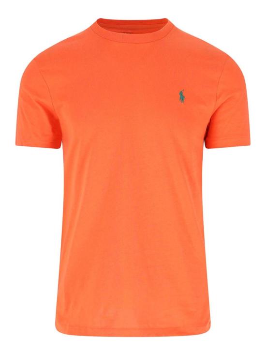 26SS 폴로 랄프로렌 포니로고 자수 반팔 티셔츠 710671438521 Orange