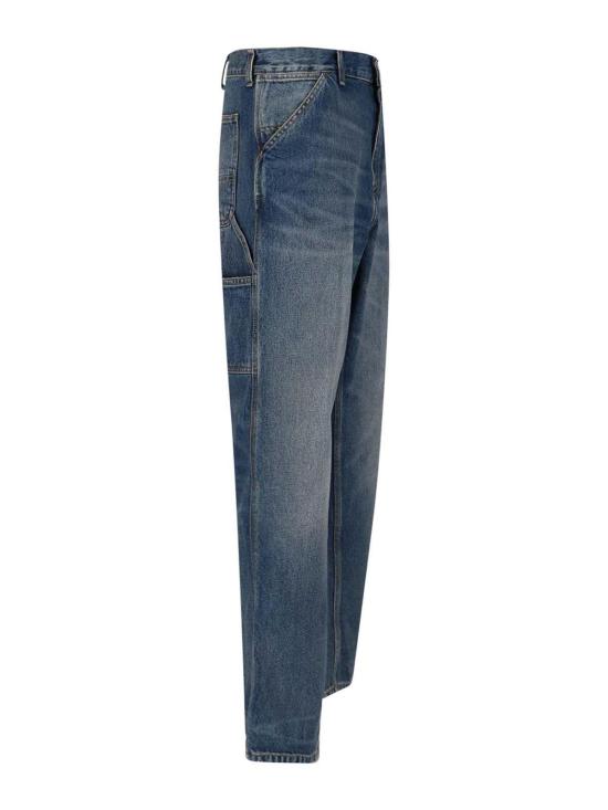 26SS 칼하트 스미스 데님 싱글 니 팬츠 I032024014Q Blue - CARHARTT