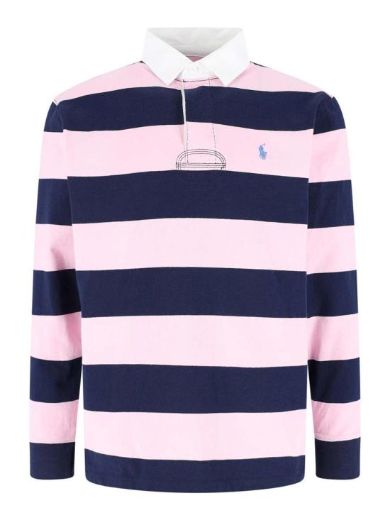 26SS 폴로 랄프로렌 아이코닉 럭비 셔츠 710717116501 Pink