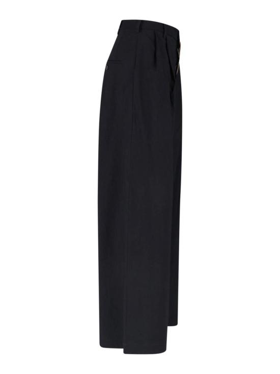 26SS 우마 왕 스트레이트 팬츠 UW3018UW900 Black - UMA WANG