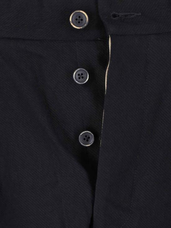 26SS 우마 왕 스트레이트 팬츠 UW3018UW900 Black - UMA WANG