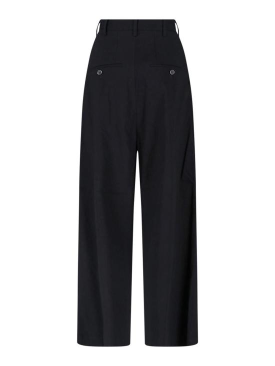 26SS 우마 왕 스트레이트 팬츠 UW3018UW900 Black - UMA WANG