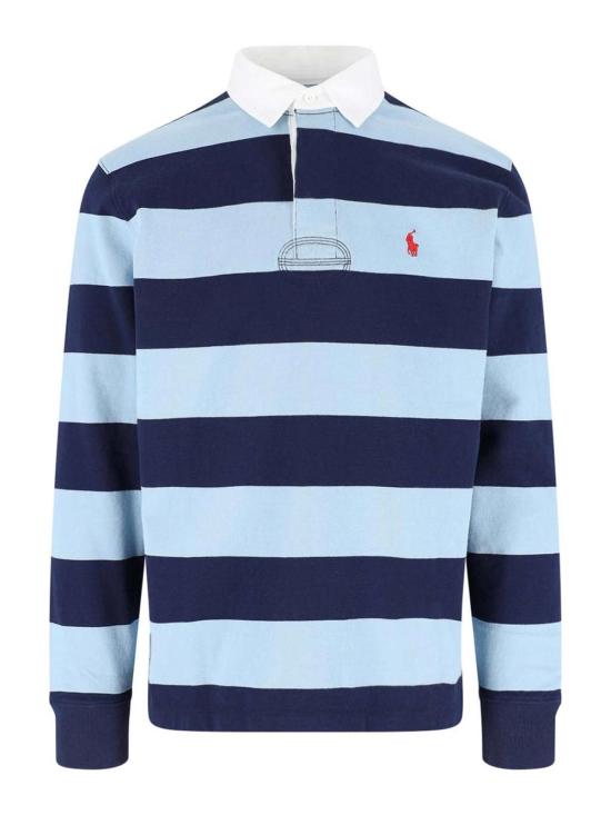 26SS 폴로 랄프로렌 아이코닉 럭비 셔츠 710717116503 Blue