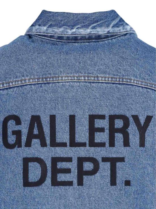 26SS 갤러리 디파트먼트 데님 자켓 OUT021WASHEDDENIM Medium Wash - GALLERY DEPT