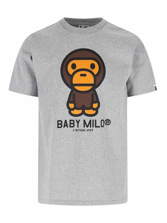 26SS 베이프 반팔 티셔츠 002TEM301001MGRAY Grey