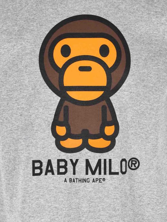 26SS 베이프 반팔 티셔츠 002TEM301001MGRAY Grey - BAPE