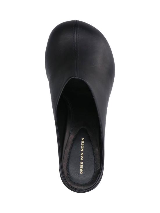 26SS 드리스 반 노튼 뮬/슬리퍼 117640108900 Black - DRIES VAN NOTEN