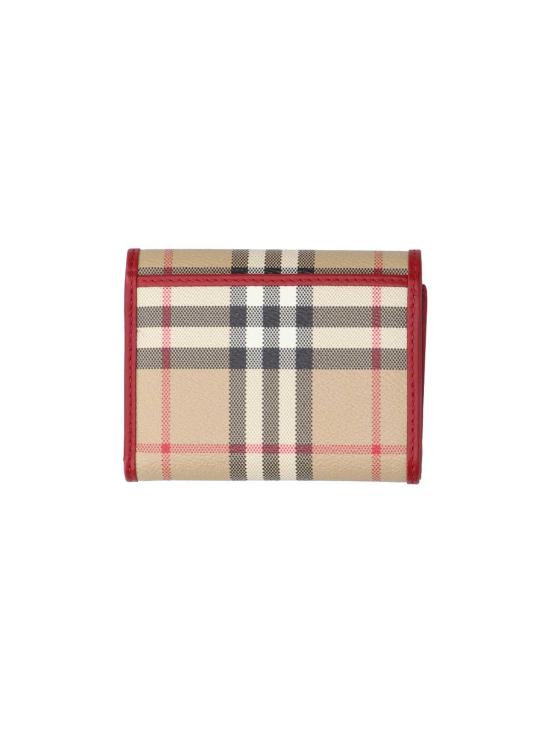 26SS 버버리 스몰 체크 폴딩 월렛 8116328 Black - BURBERRY