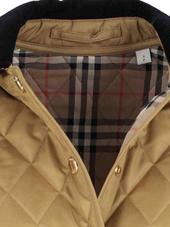 26SS 버버리 퀼티드 자켓 8108989A1420 Brown - BURBERRY