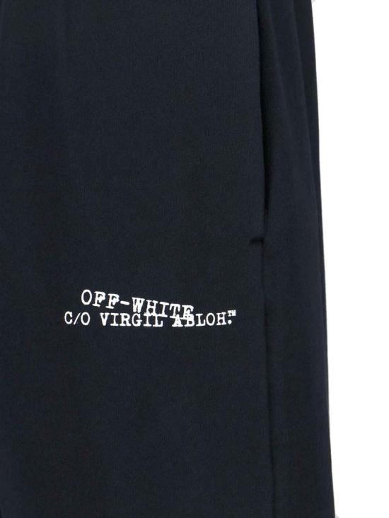 26SS 오프화이트 트레이닝/조거 팬츠 OMCH05AS26FLE00800 Black - OFF WHITE