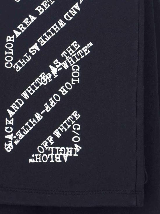 26SS 오프화이트 트레이닝/조거 팬츠 OMCH05AS26FLE00800 Black - OFF WHITE