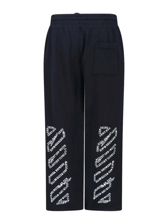 26SS 오프화이트 트레이닝/조거 팬츠 OMCH05AS26FLE00800 Black - OFF WHITE