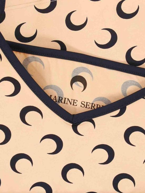 26SS 마린세르 문 프린트 저지 스트랩 탑 WTO508ACJER0001TA10 BEIGE - MARINE SERRE