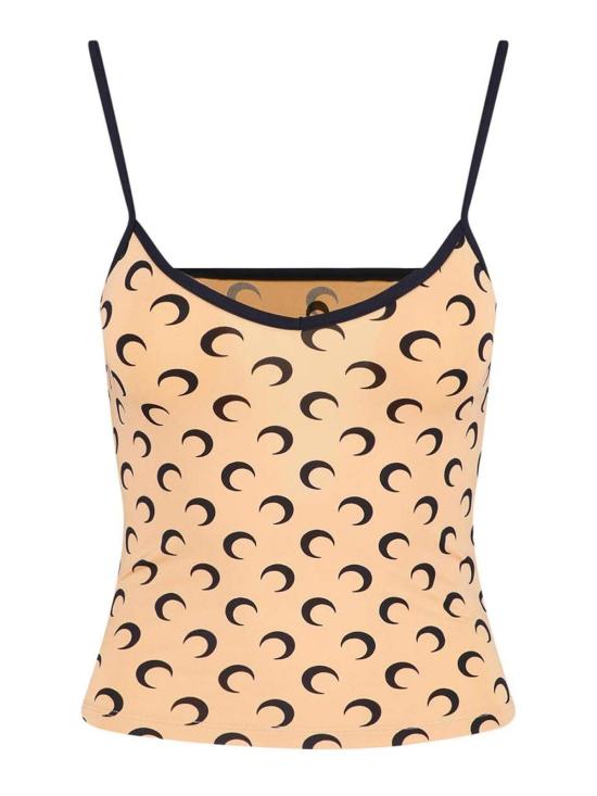 26SS 마린세르 문 프린트 저지 스트랩 탑 WTO508ACJER0001TA10 BEIGE