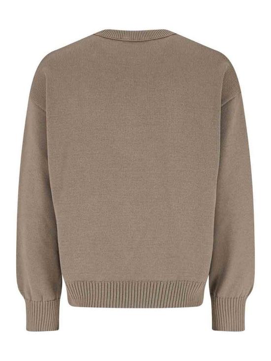 26SS 아미 ADC 울 & 코튼 크루넥 하트 스웨터 UKS859KN0156A117 Beige - AMI
