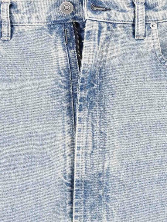 26SS 마르지엘라 드롭드 라이즈 데님 버뮤다 S67MU0065M30066962 Blue - MAISON MARGIELA