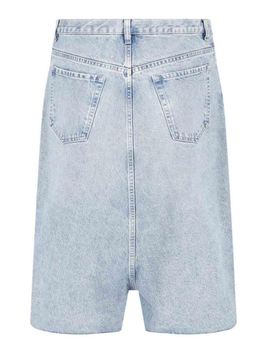 26SS 마르지엘라 드롭드 라이즈 데님 버뮤다 S67MU0065M30066962 Blue - MAISON MARGIELA