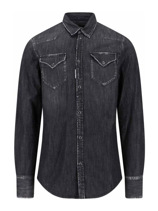 26SS 디스퀘어드2 긴팔 셔츠 S71DM0827S30826900 Black