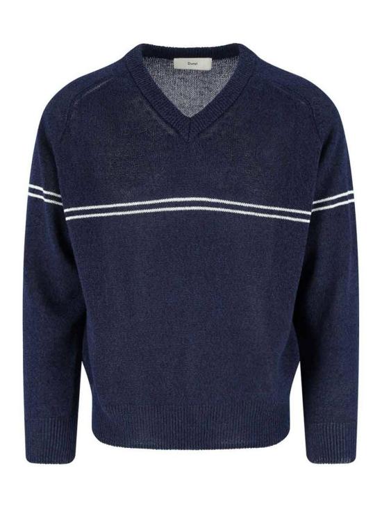 26SS 던스트 긴팔 티셔츠 UDSW6B124N2NAVYSTRIPE Blue