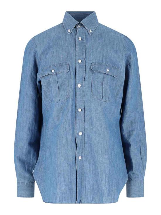 26SS 피나모레 데님 셔츠 C0724DZURIGO4LEONARDO04 Blue