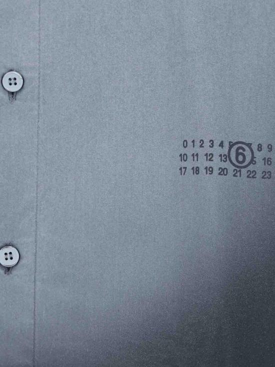 26SS MM6 메종마르지엘라 긴팔 셔츠 SH0DT0042M35256899 Grey - MM6 MAISON MARGIELA