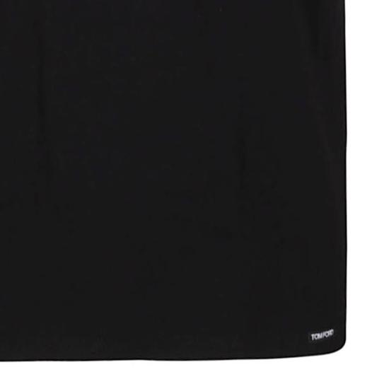 26FW 톰포드 V넥 반팔 티셔츠 T4M09 1040002 BLACK - TOMFORD
