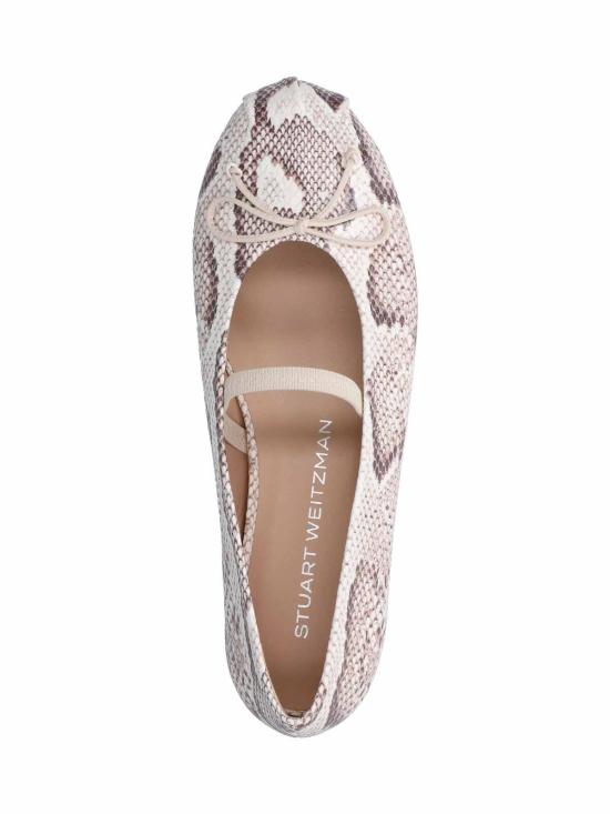 26SS 스튜어트 와이츠먼 플랫 슈즈 SN015YRG White - STUART WEITZMAN
