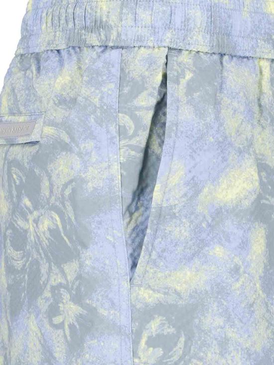 26SS 메종키츠네 숏팬츠 QM01407WQ40870526 Blue - MAISON KITSUNE