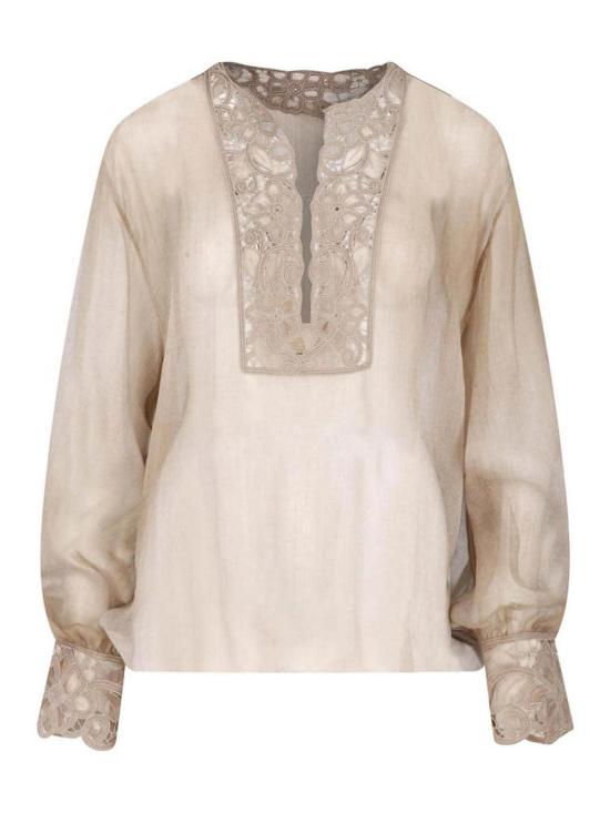 26SS 에르마노 설비노 블라우스 D482K766RFWBS4850 Beige