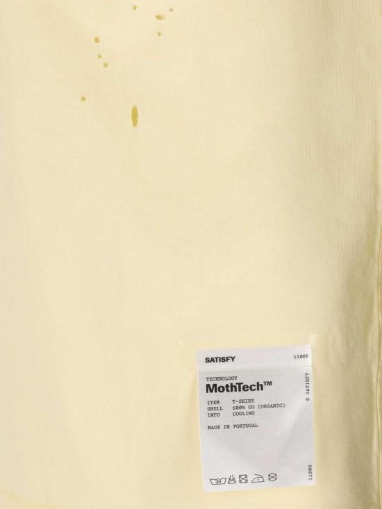 26SS 새티스파이 모스테크 티셔츠 1100641A04 Yellow - SATISFY