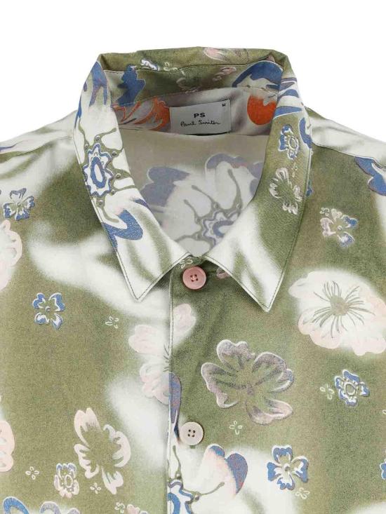 26SS 폴 스미스 반팔 셔츠 695UV2265236 Green - PAUL SMITH