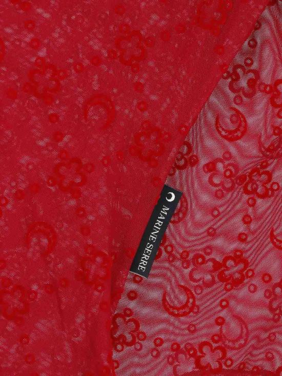 26SS 마린세르 긴팔 티셔츠 WTO388ACJER0005RD11 Red - MARINE SERRE