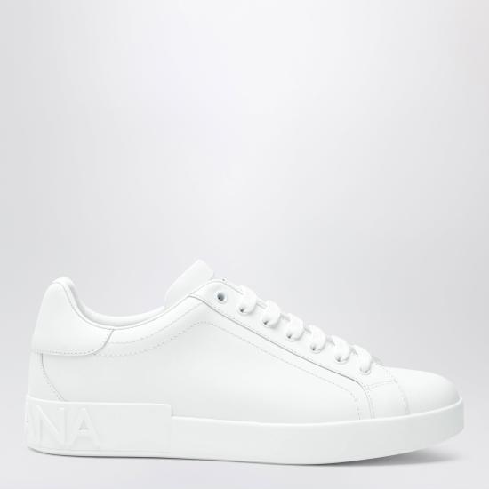 26FW 돌체앤가바나 카프스킨 포르토피노 스니커즈 CS1772A1065 White
