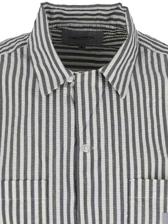 26SS 칼하트 WIP 숏슬리브 레벨 셔츠 레벨 스트라이프 I0362033K4XX - CARHARTT