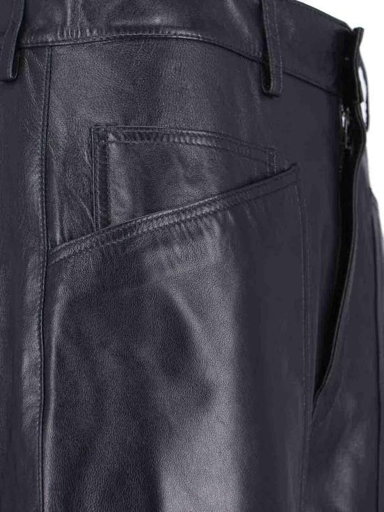 26SS 닐리로탄 가죽 팬츠 12826L174BLACK Black - NILI LOTAN