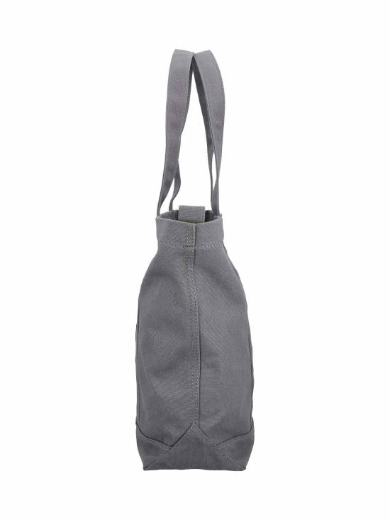 26SS 메종키츠네 라지 폭스 헤드 토트백 LW05104WW01070453 Grey - MAISON KITSUNE