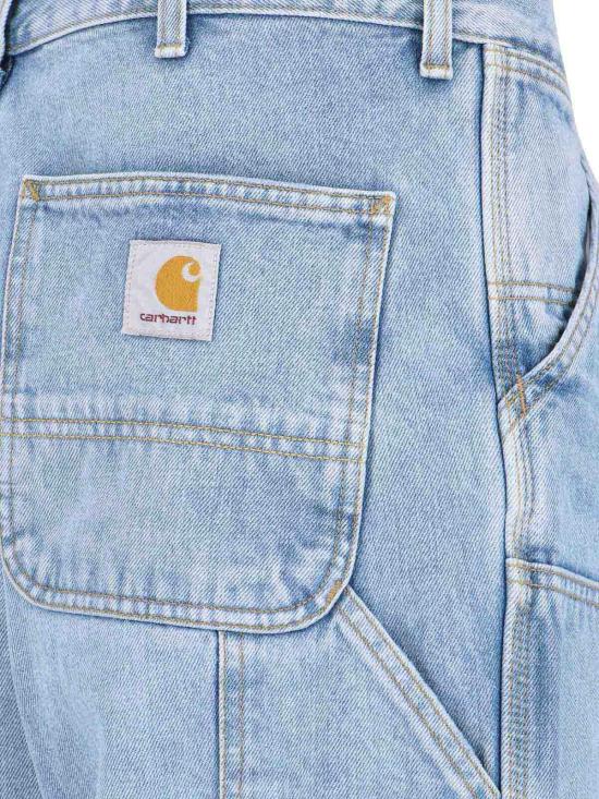 26SS 칼하트 스미스 데님 더블 니 팬츠 I03269901WU Blue - CARHARTT