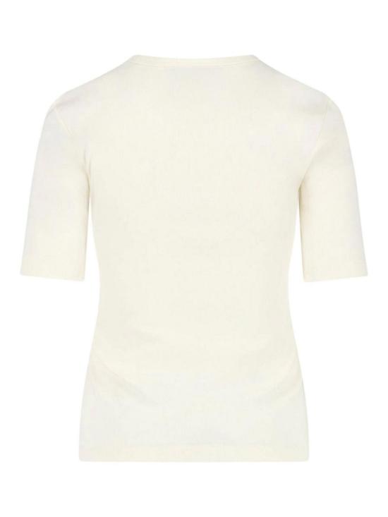 26SS 메종키츠네 갤러리 드 몽펜시에 피티드 티셔츠 QW00108KJ70350383 Beige - MAISON KITSUNE