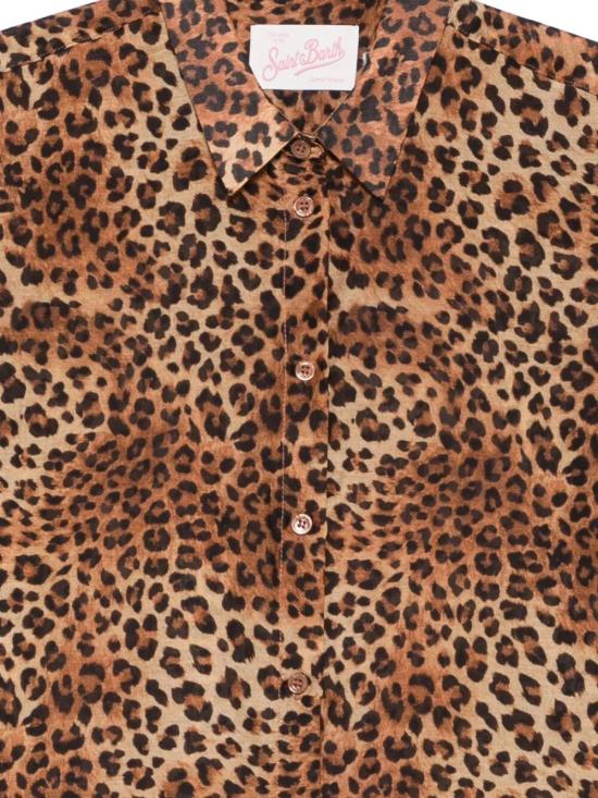 26SS 세인트바쓰 블라우스 BRIG001 00168L SILK VOILE SAND LEOPARD 19 - MC2 SAINT BARTH