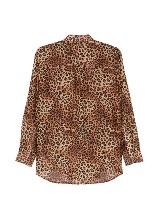26SS 세인트바쓰 블라우스 BRIG001 00168L SILK VOILE SAND LEOPARD 19 - MC2 SAINT BARTH