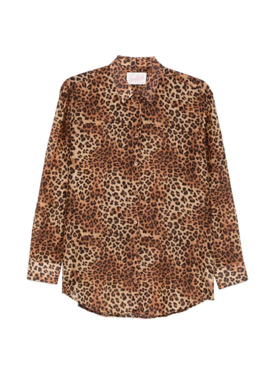 26SS 세인트바쓰 블라우스 BRIG001 00168L SILK VOILE SAND LEOPARD 19