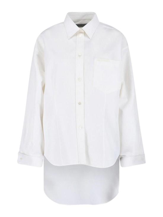 26SS 발렌시아가 셔츠 872318TUM189000 White