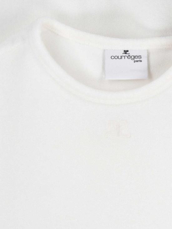 26SS 쿠레쥬 반팔 티셔츠 126JTS239JS02640018 White - COURREGES