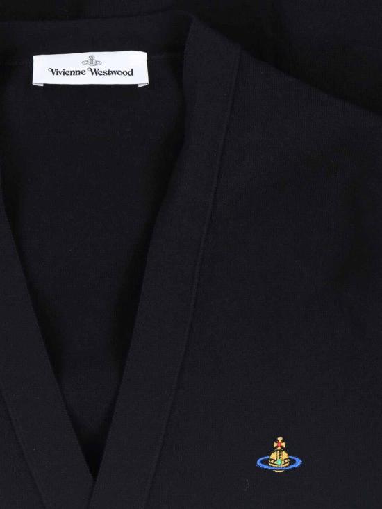 26SS 비비안웨스트우드 가디건 27010014Y003FN401 Black - VIVIENNE WESTWOOD