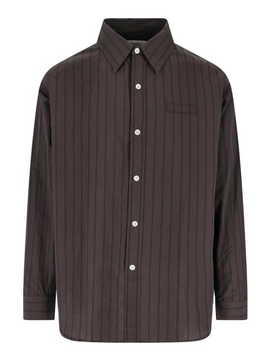 26SS 엠에프펜 긴팔 셔츠 M126003DARKBROWNTRIPLESTRIPE Brown
